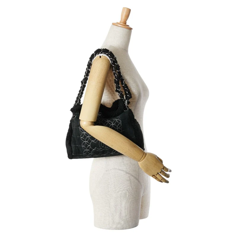 Chanel Suede Chain Shoulder Bag