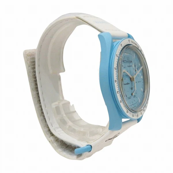 Omega Swatch Moonwatch Mission to Uranus Quartz Watch SO33L100