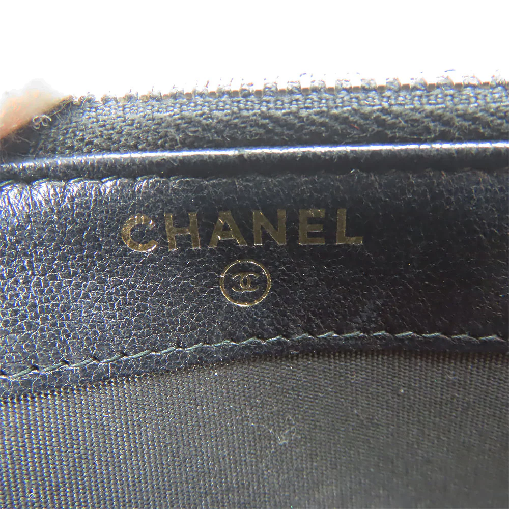 Chanel Lambskin Chain Shoulder Bag Wallet