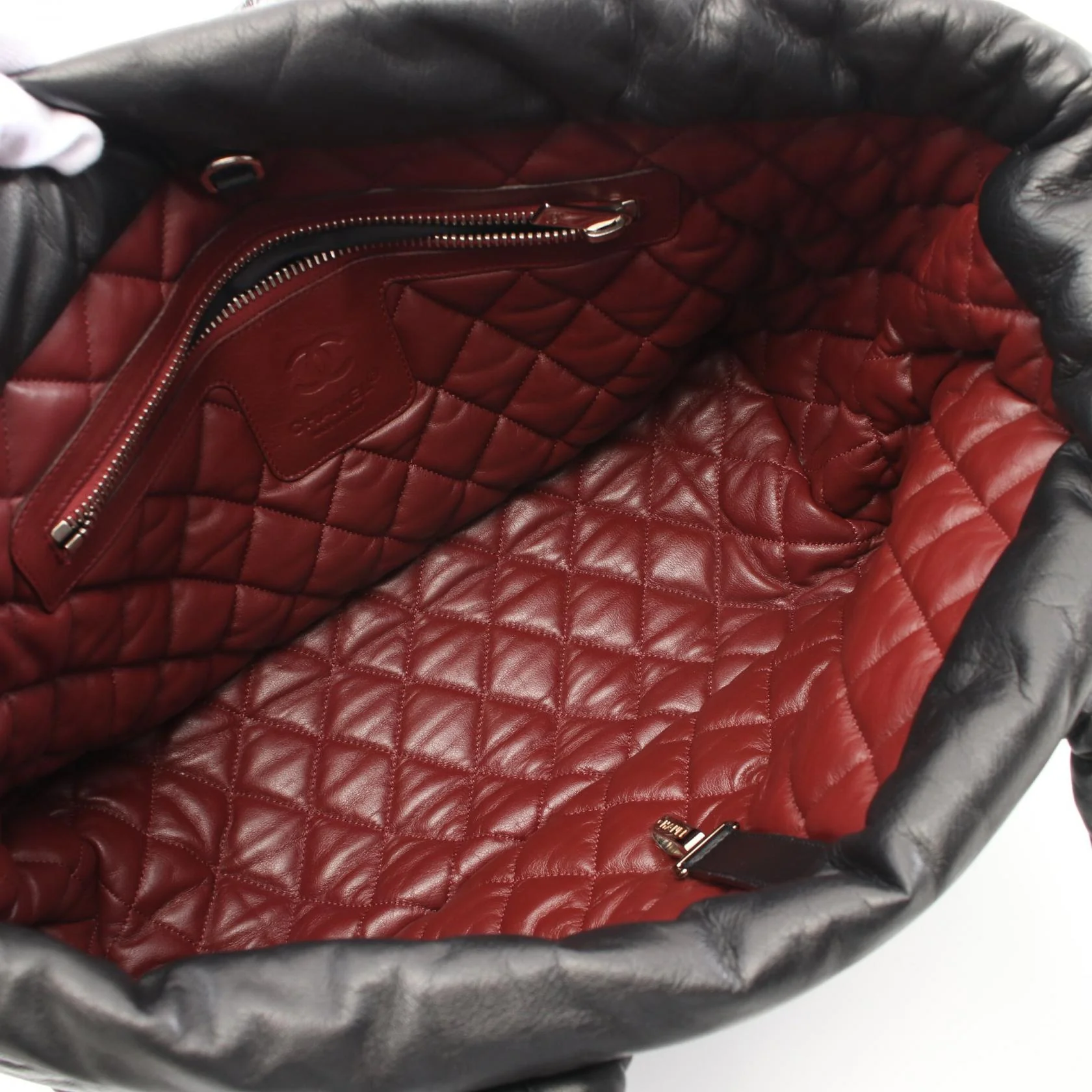 Chanel Coco Cocoon MM Leather Tote Bag A47107