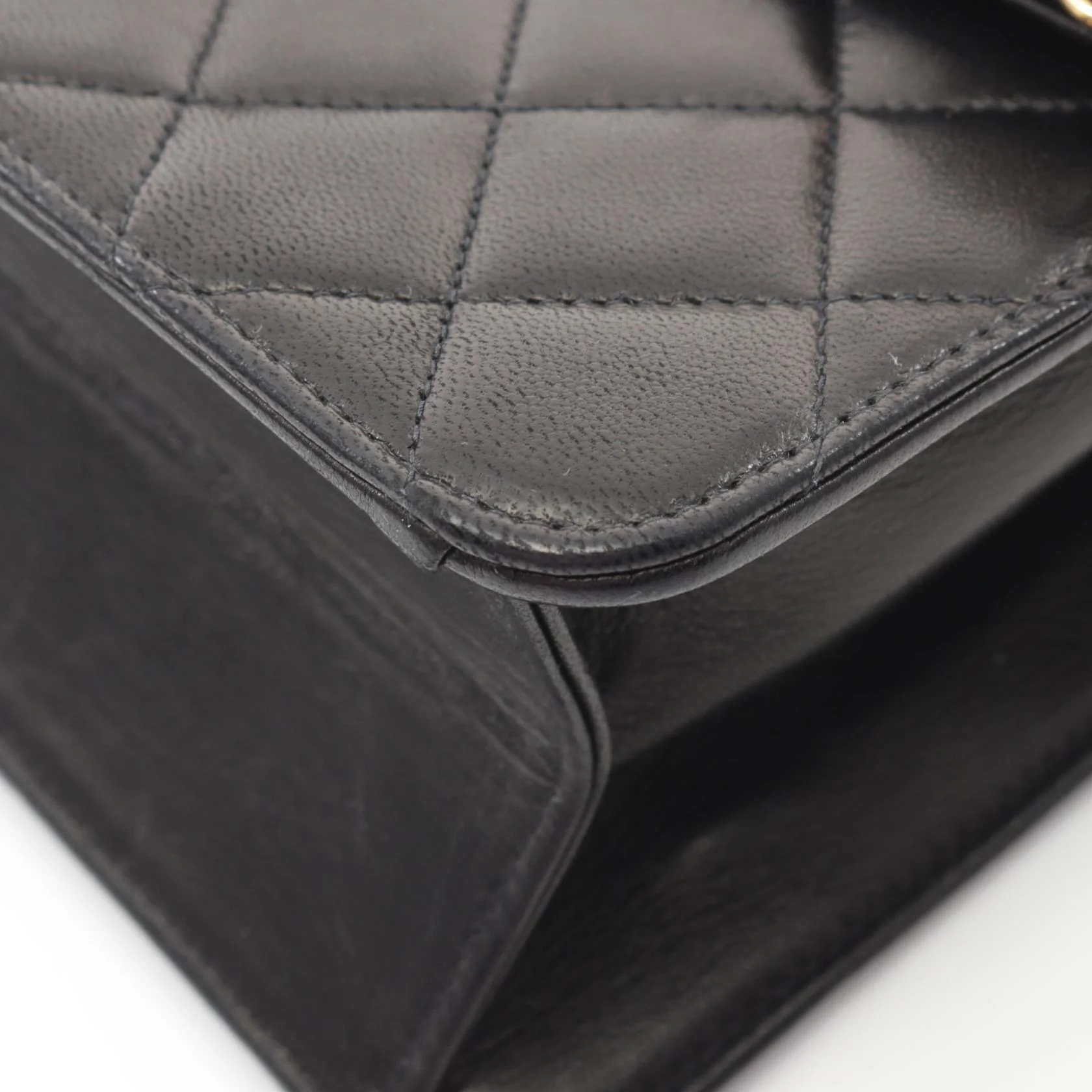 Chanel Lambskin Matelasse Single Flap Bag