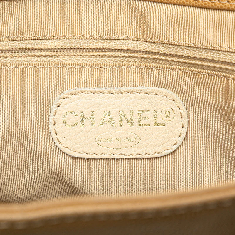 Chanel Caviar Skin Chain Tote Bag
