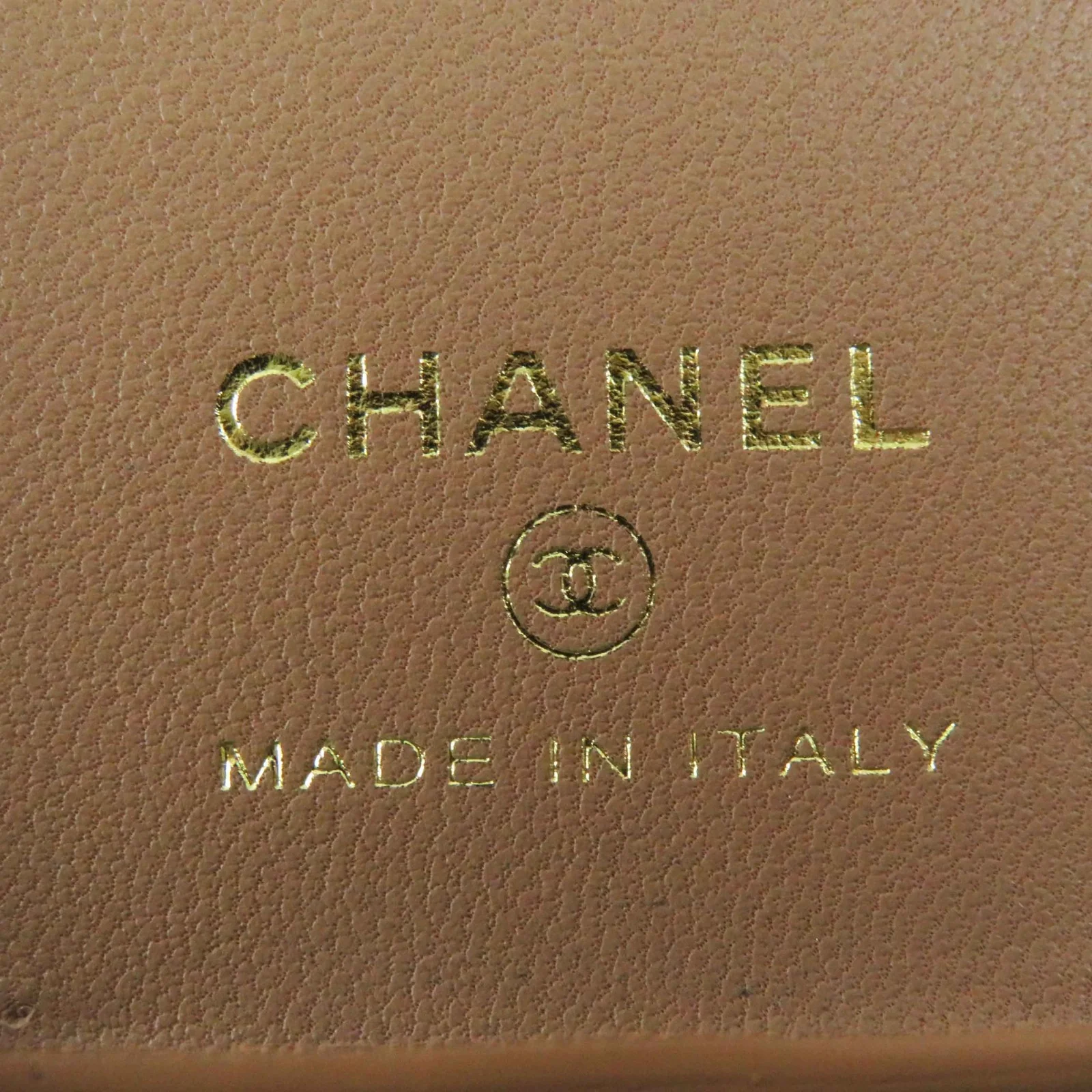 Chanel iPhone 14 Pro Caviar Skin Case with Chain