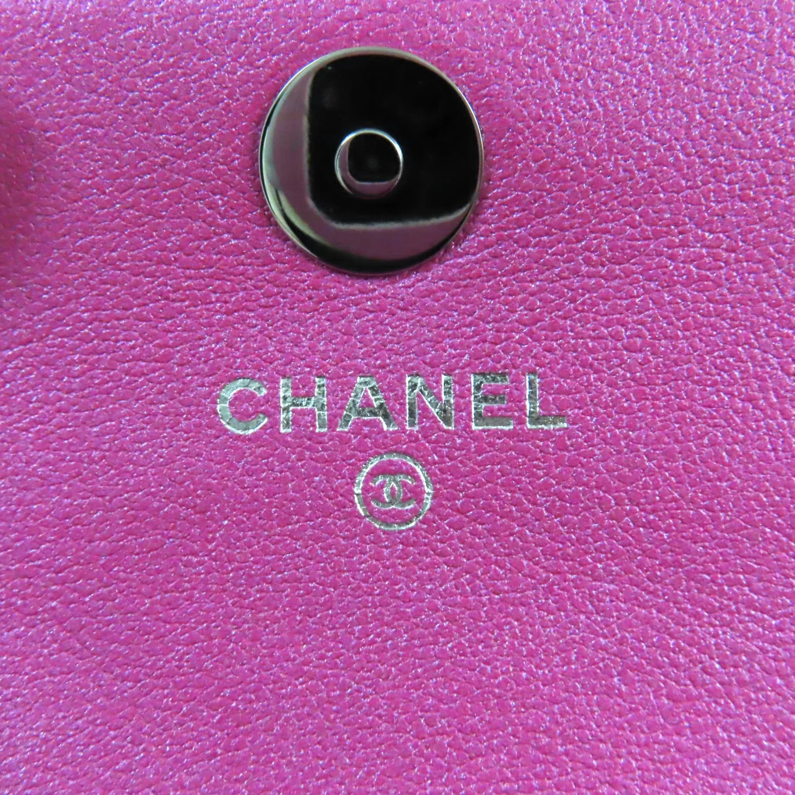 Chanel COCO Mark Matelasse Enamel Pouch