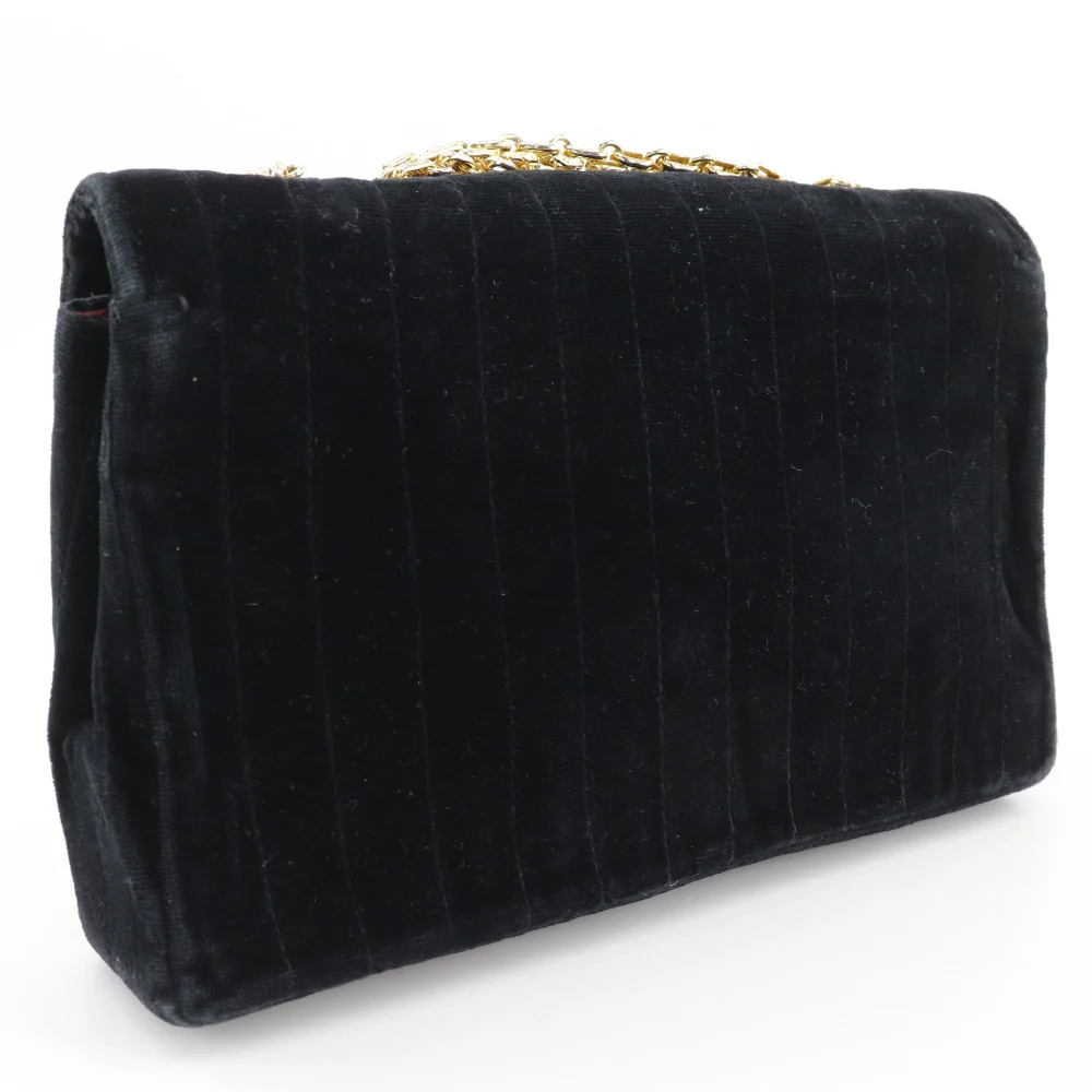Chanel Velour Chain Shoulder Bag