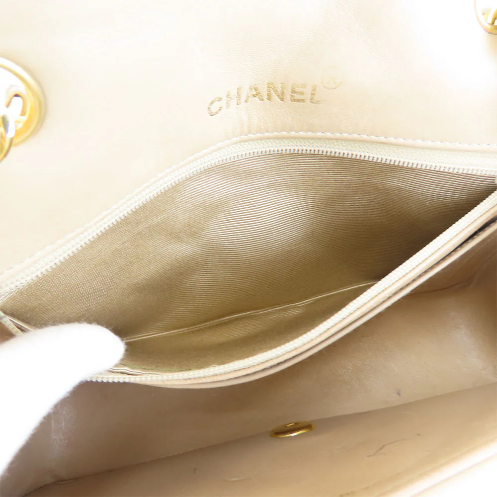 Chanel Diana Lambskin Shoulder Bag
