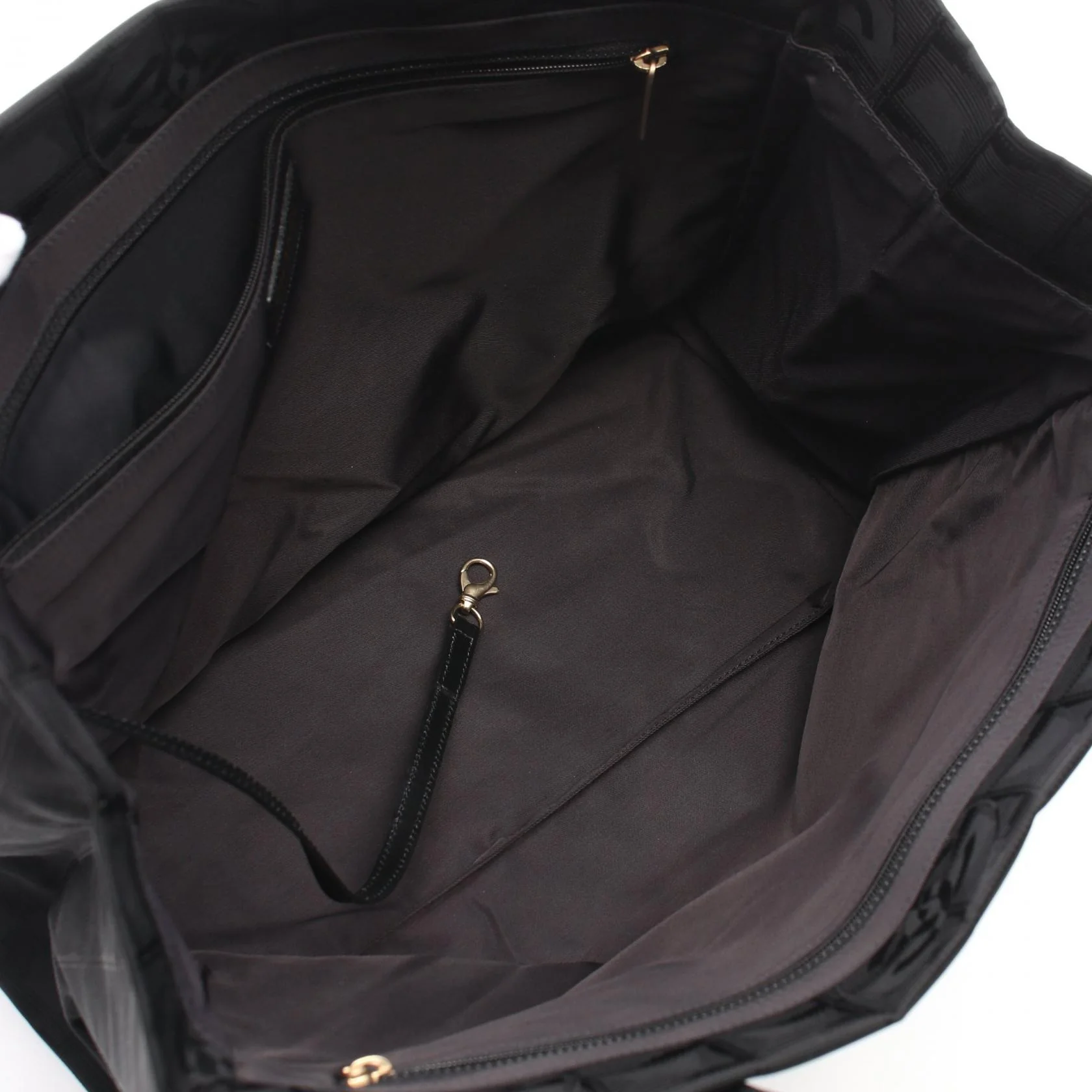 Chanel Nylon Canvas Leather Tote Bag A15991