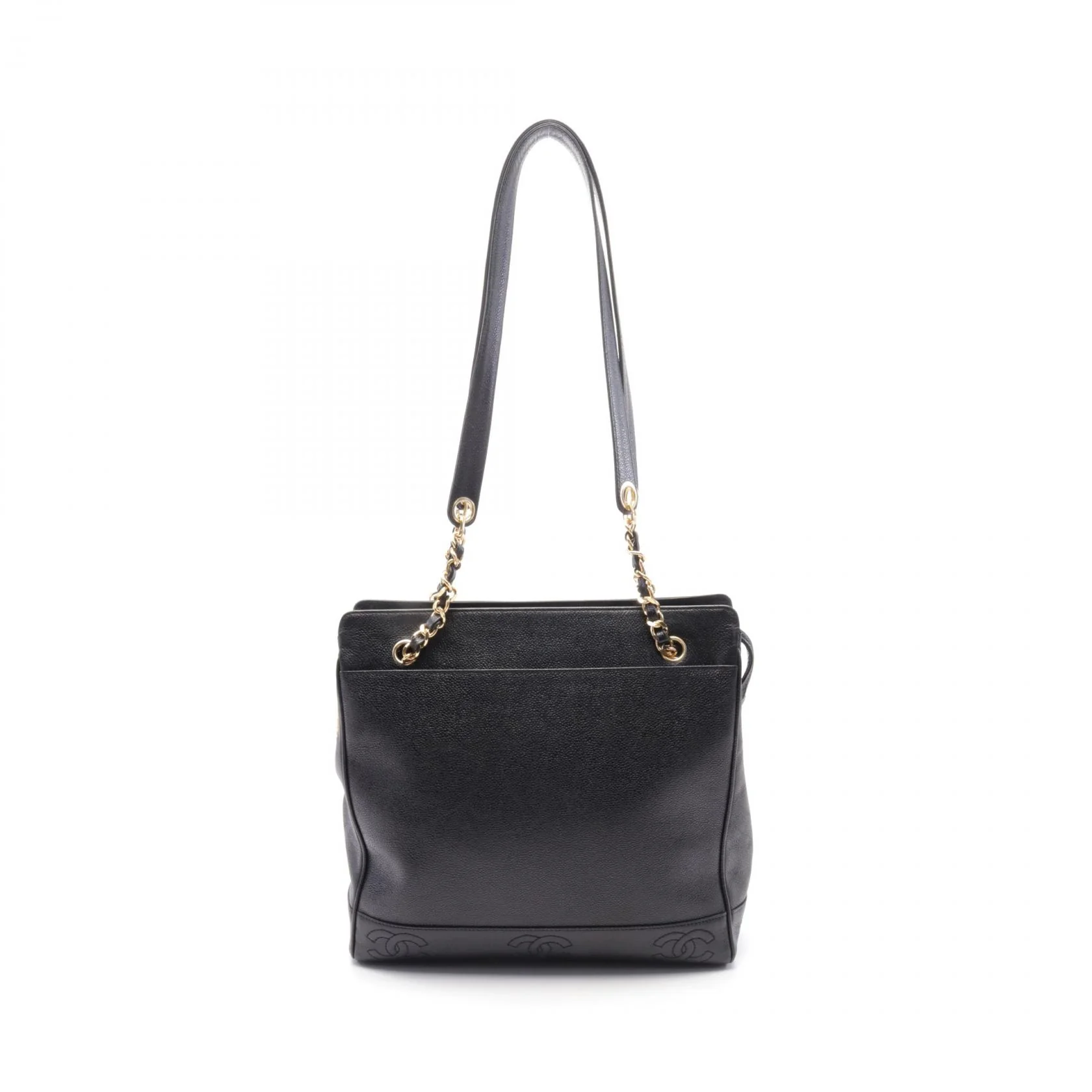 Chanel Triple Coco Mark Leather Shoulder Bag