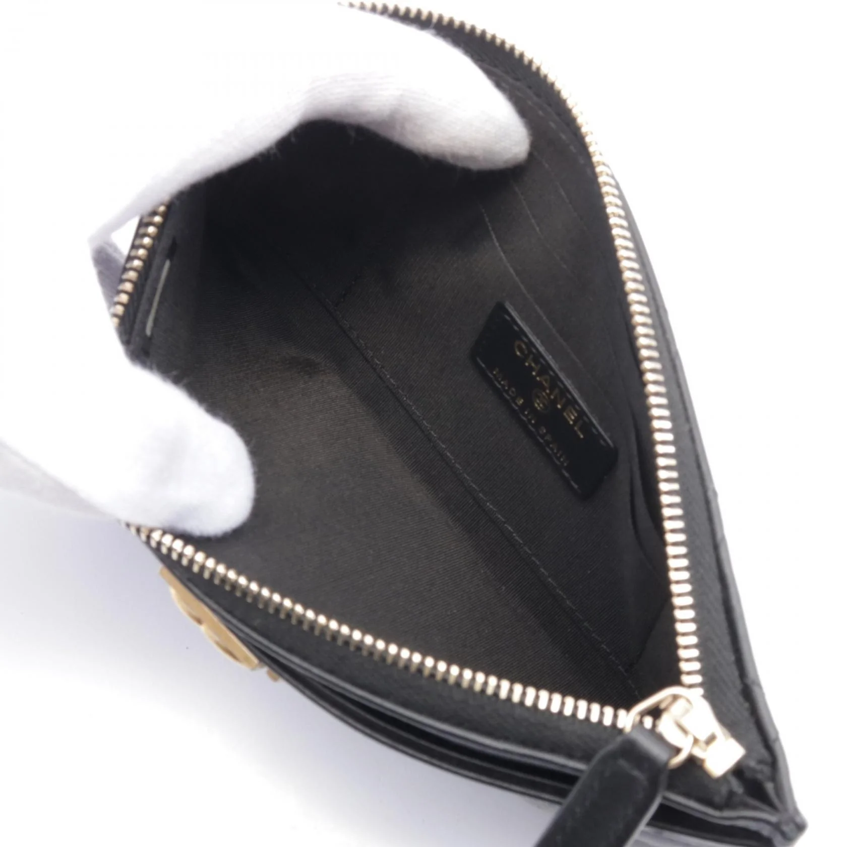 Chanel Boy Leather Pouch A81254