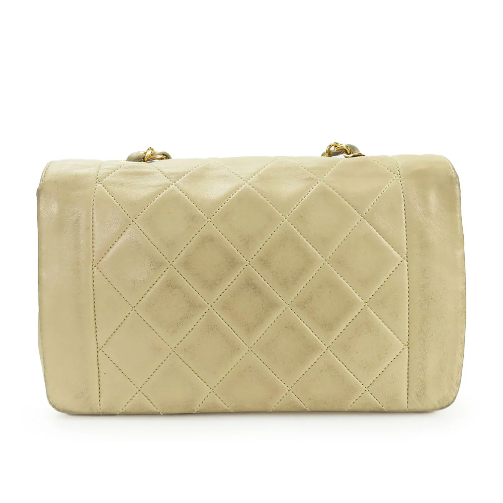 Chanel Diana Lambskin Shoulder Bag
