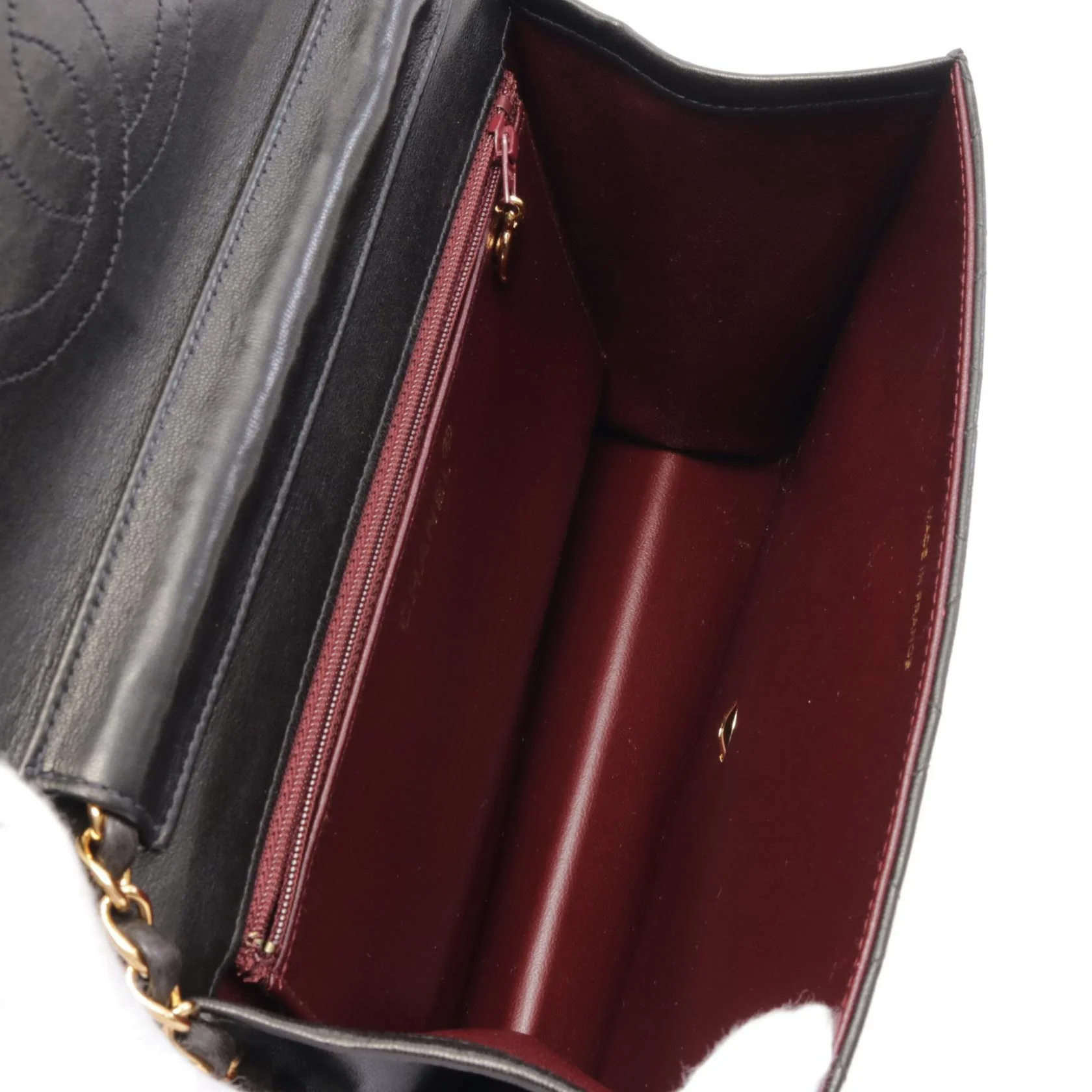 Chanel Lambskin Matelasse Flap Shoulder Bag