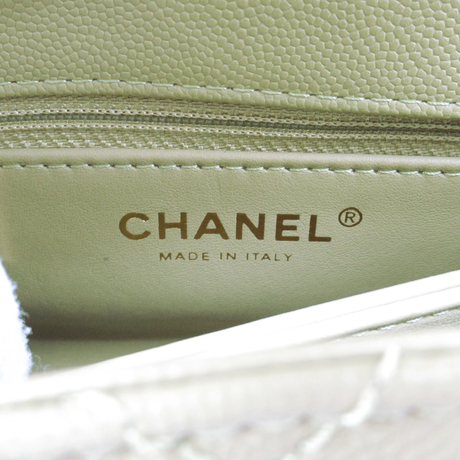 Chanel Caviar Skin Coco Handle Shoulder Bag