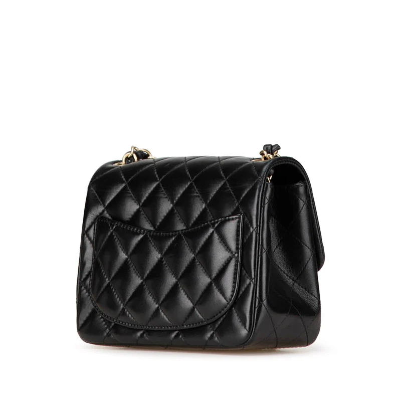 Chanel Lambskin Mini Matelasse Chain Bag