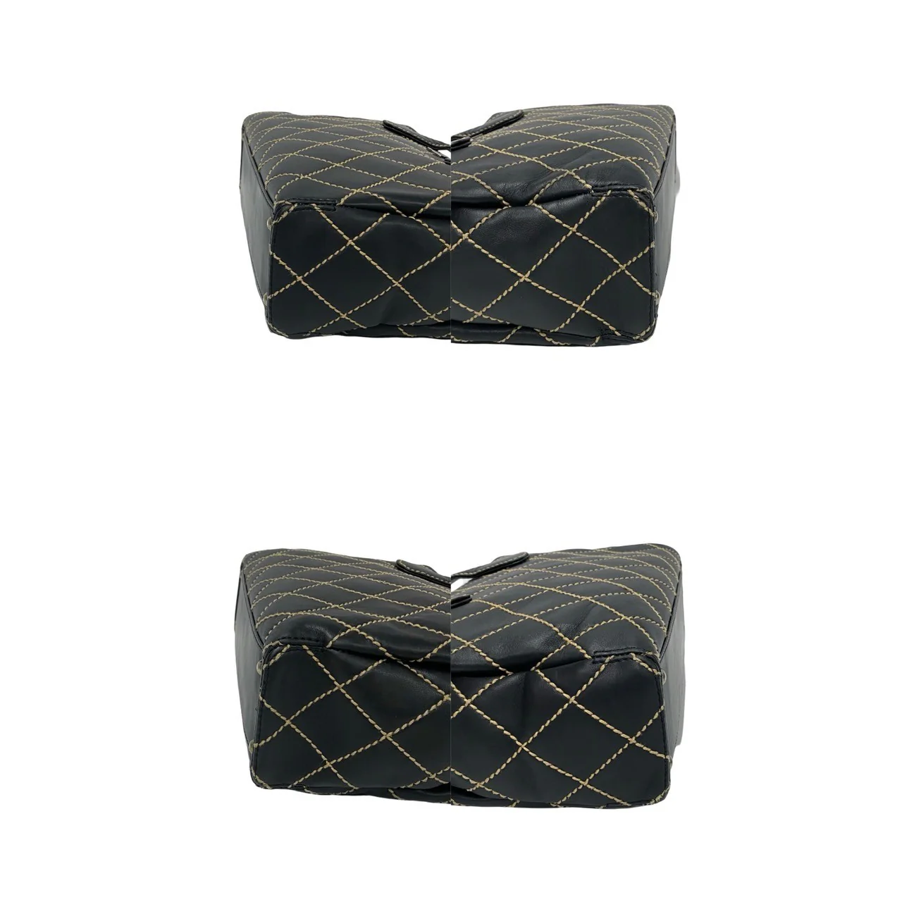 Chanel Lambskin Wild Stitch Coco Mark Handbag