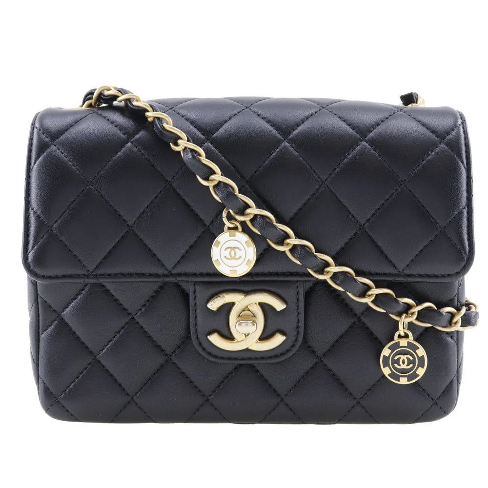 Chanel Matelasse Shoulder Bag Black