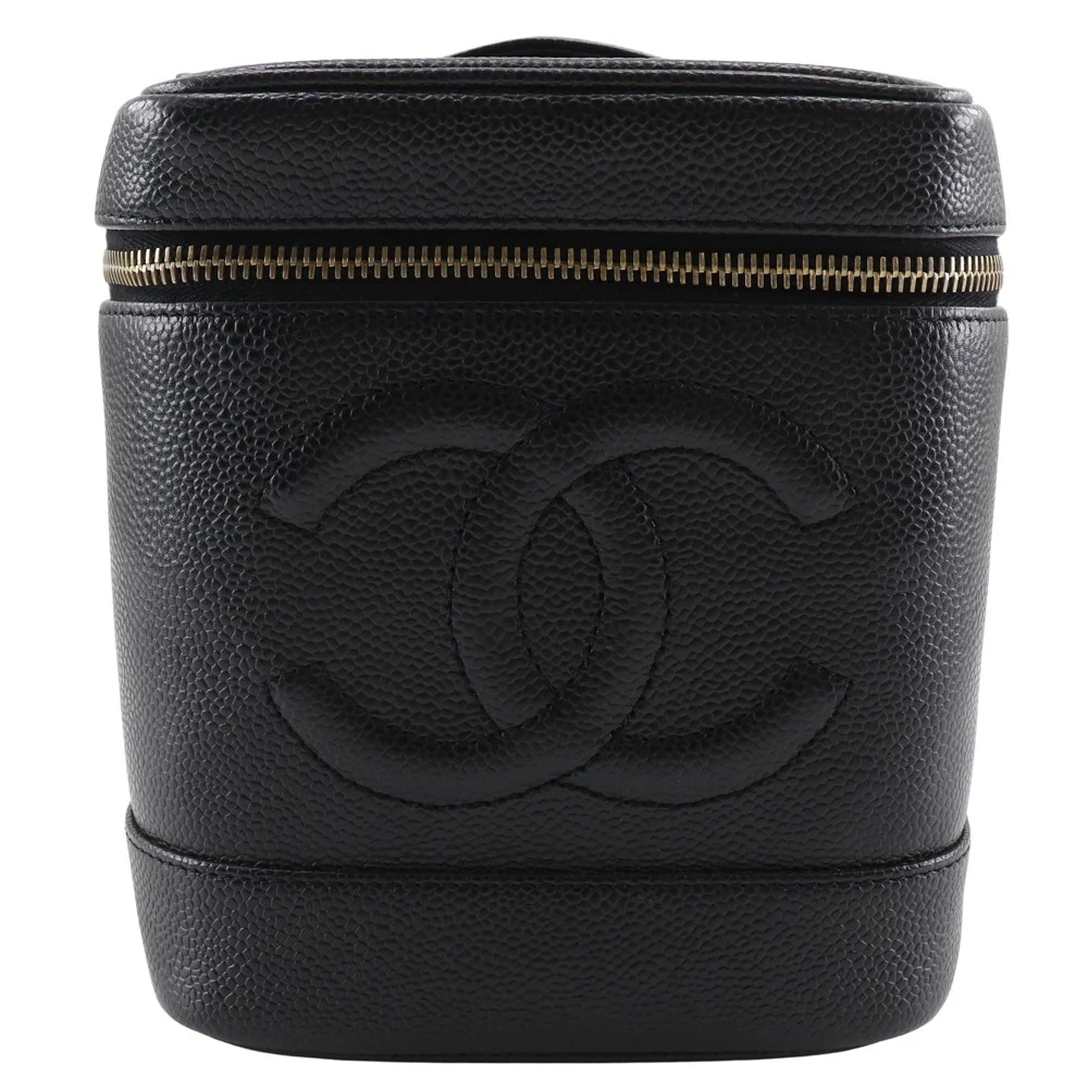 Chanel Vanity Bag Caviar Skin Black