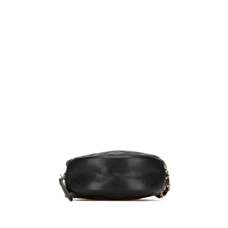Chanel Caviar Mini Circle Chain Shoulder Bag