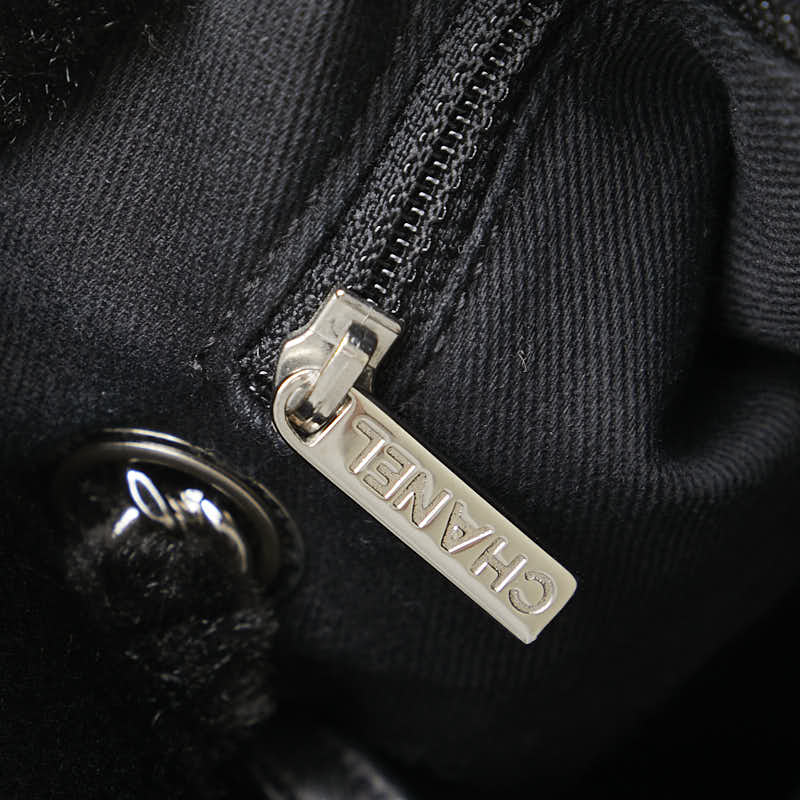 Chanel Camellia Chain Tote Bag Black