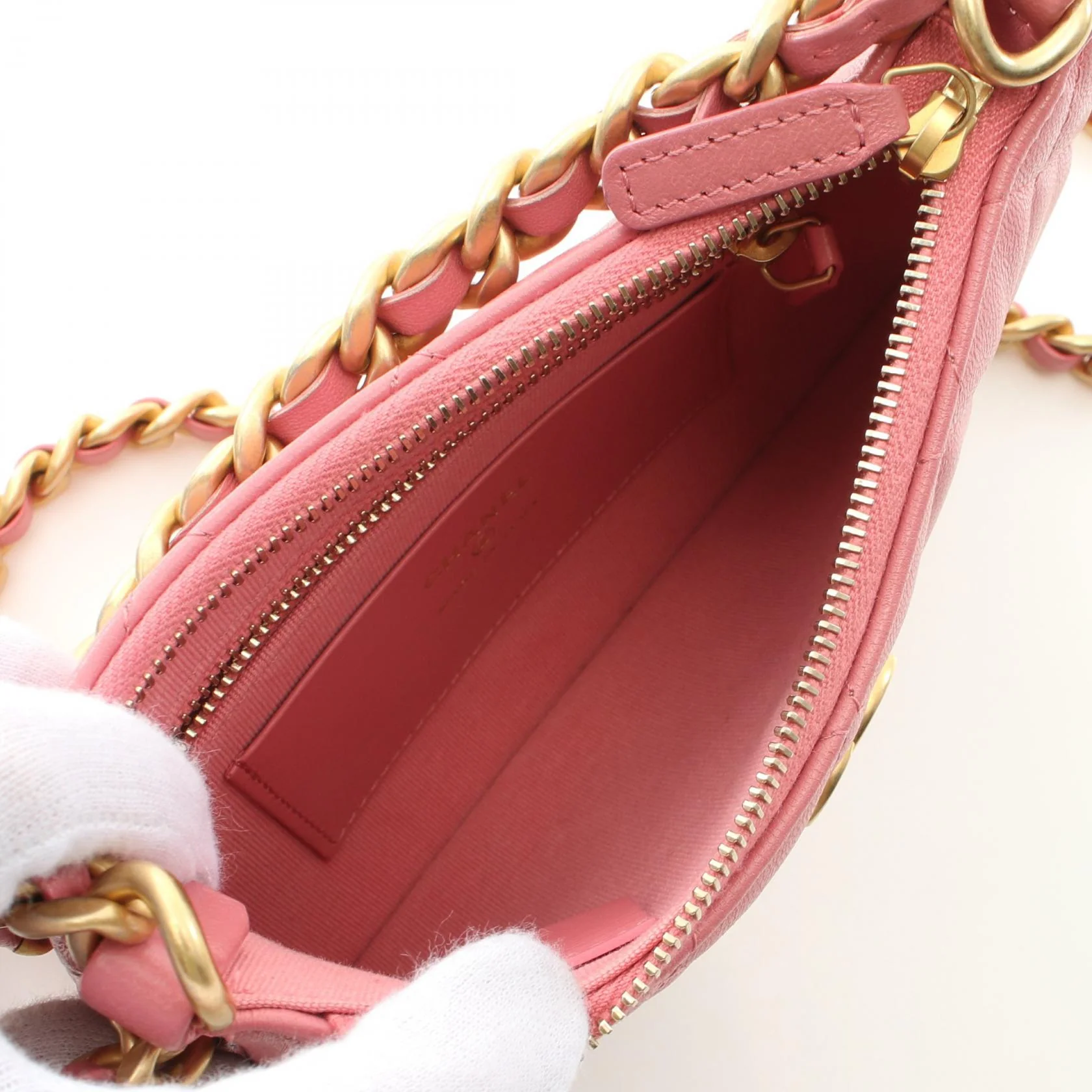 Chanel Lambskin Matelasse Chain Shoulder Bag