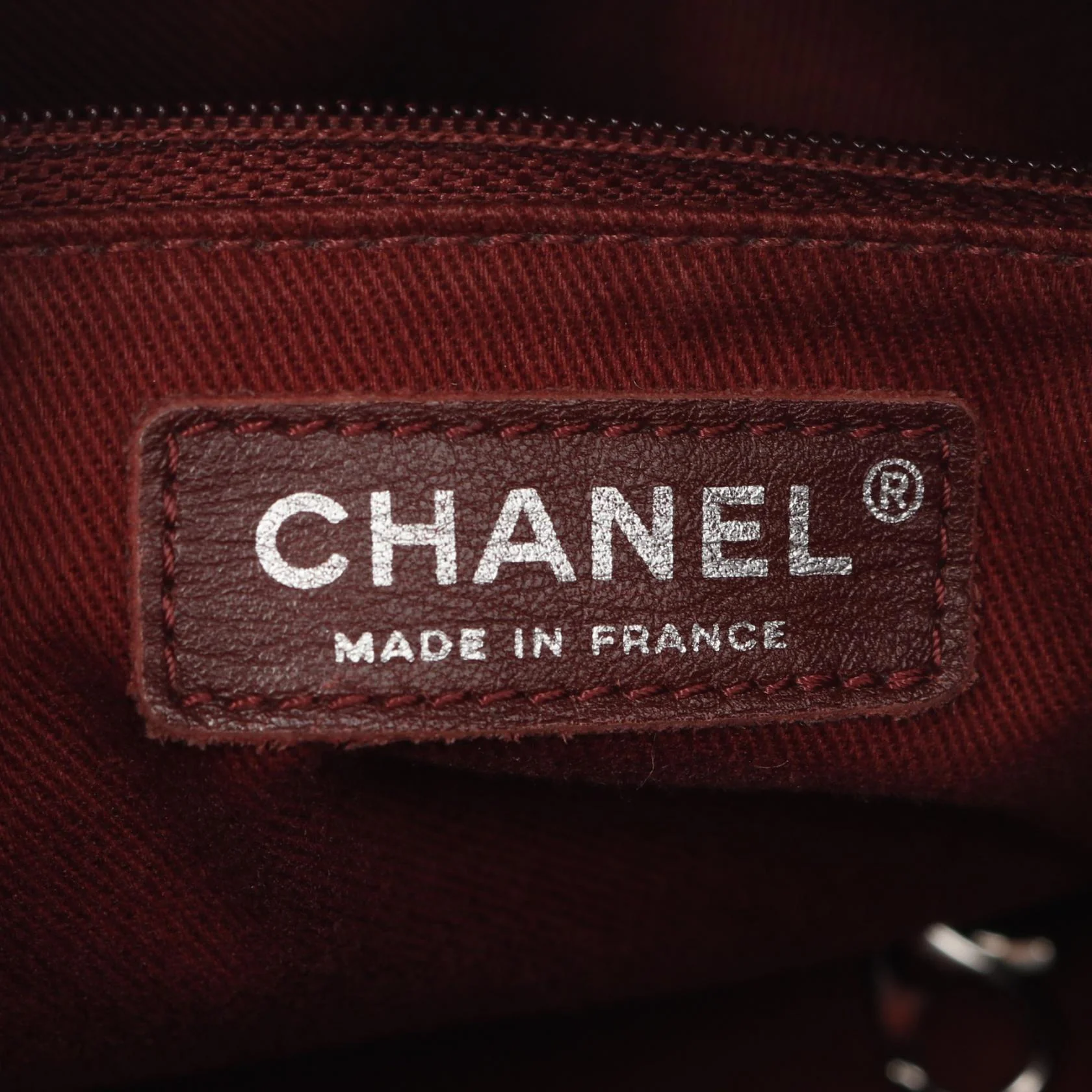 Chanel Matelasse Coco Mark Tote Bag Navy