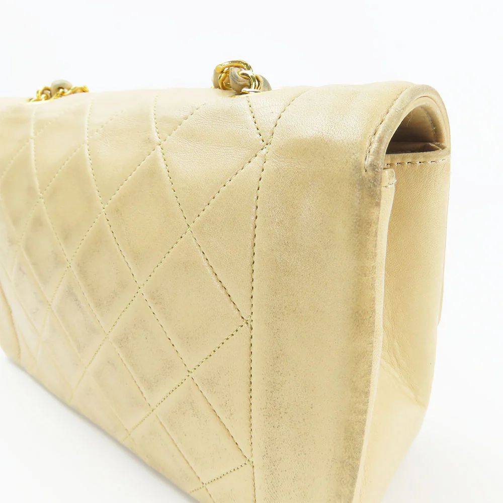Chanel Diana Lambskin Shoulder Bag
