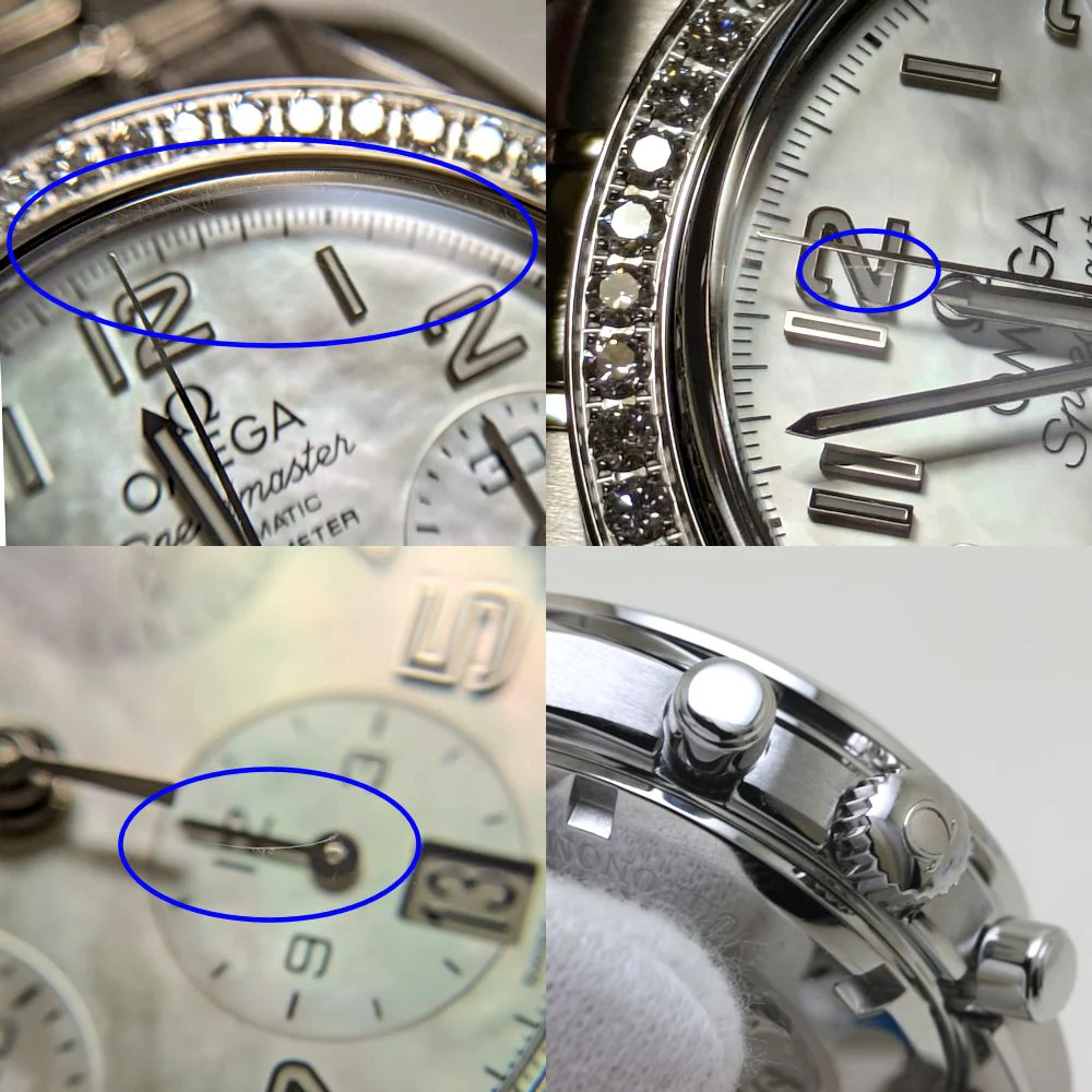 Omega Speedmaster Chronograph 38mm Diamond Bezel