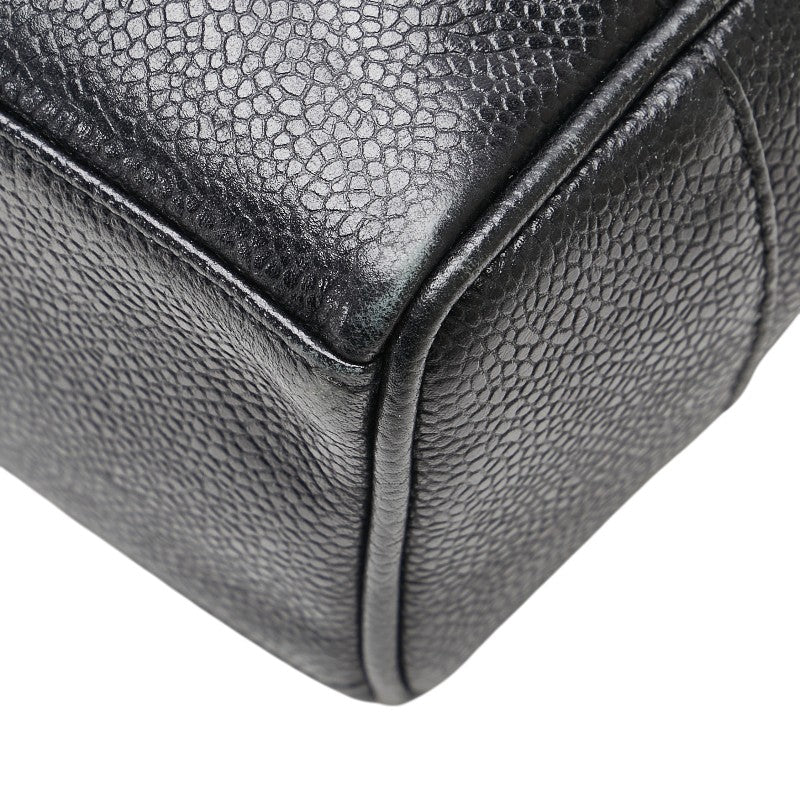 Chanel Caviar Skin Tote Bag Black