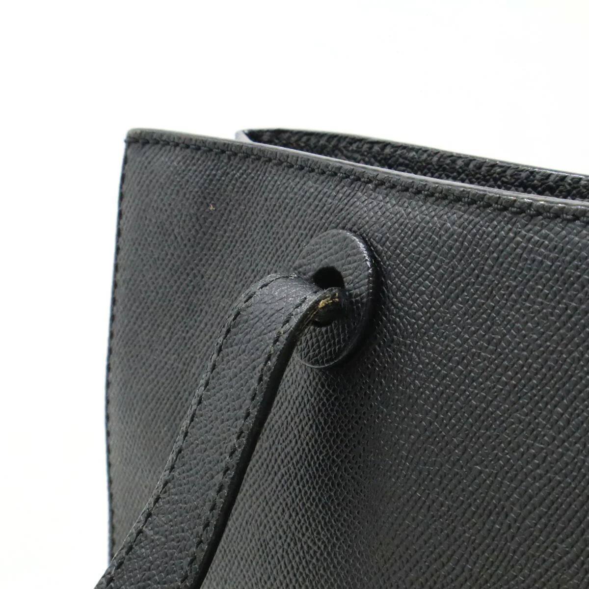 Chanel Coco Mark Leather Tote Bag Black
