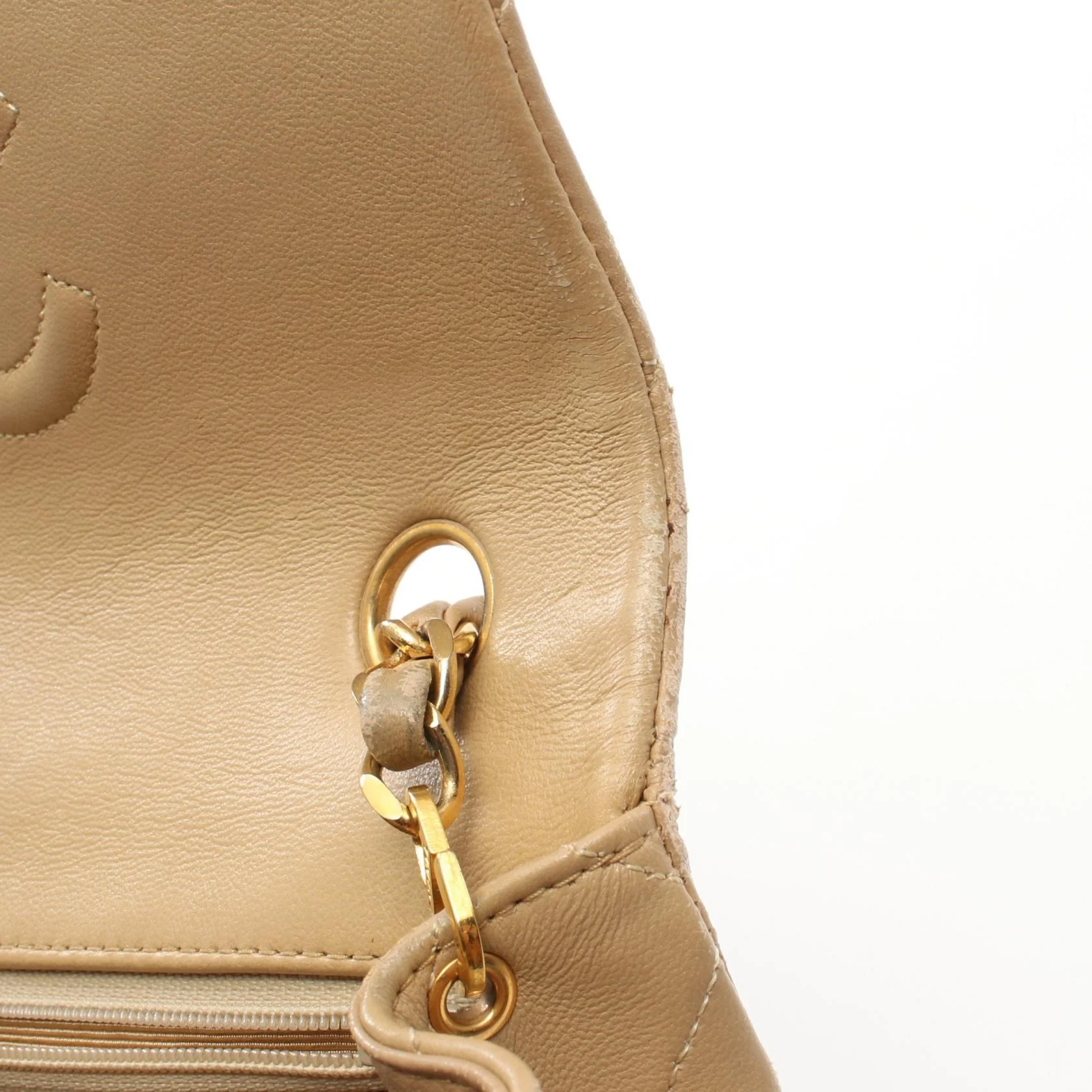 Chanel Lambskin Mini Matelasse 20 Shoulder Bag A01163