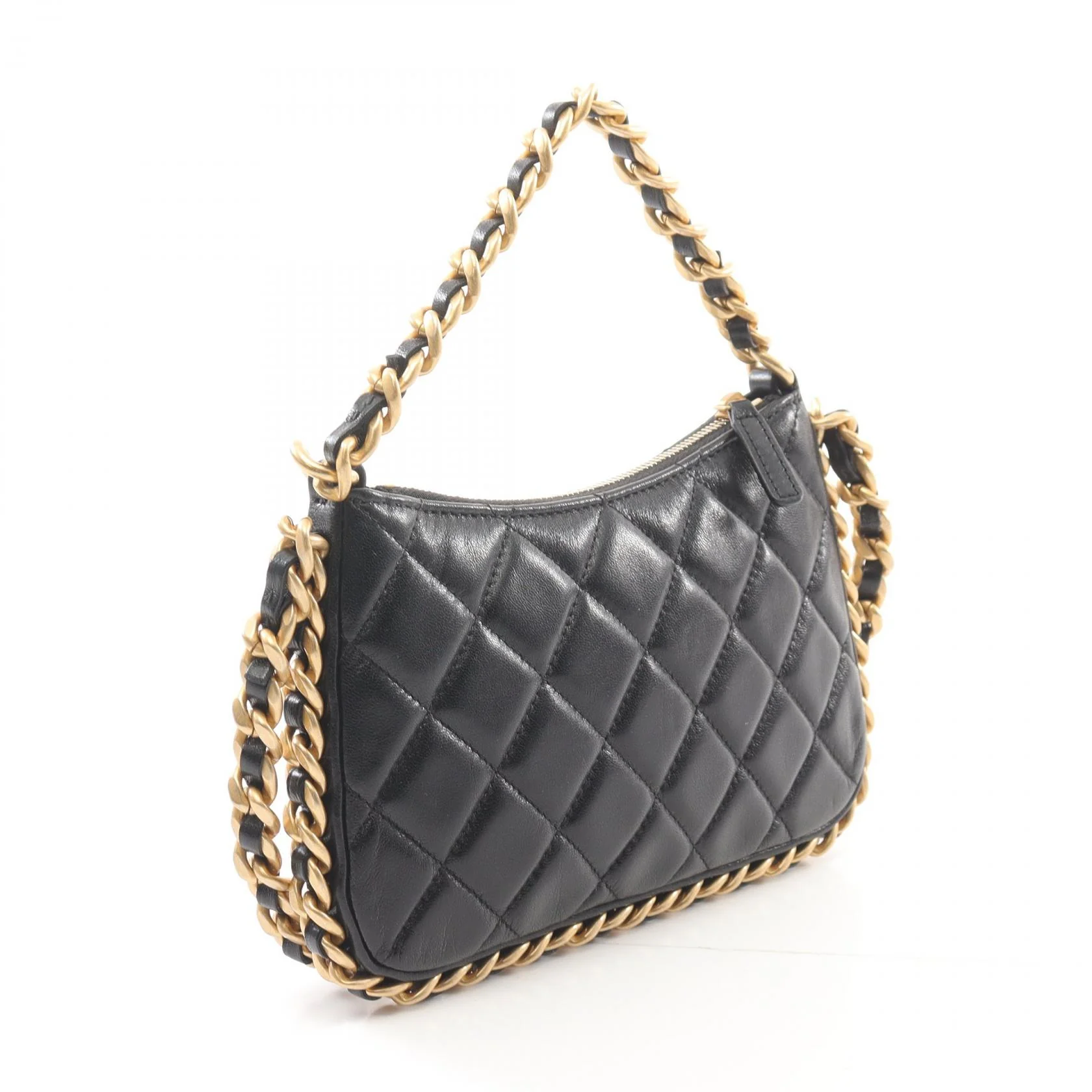 Chanel Lambskin Matelasse Shoulder Bag AP3487