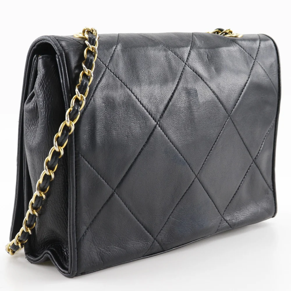 Chanel Lambskin Chain Shoulder Bag