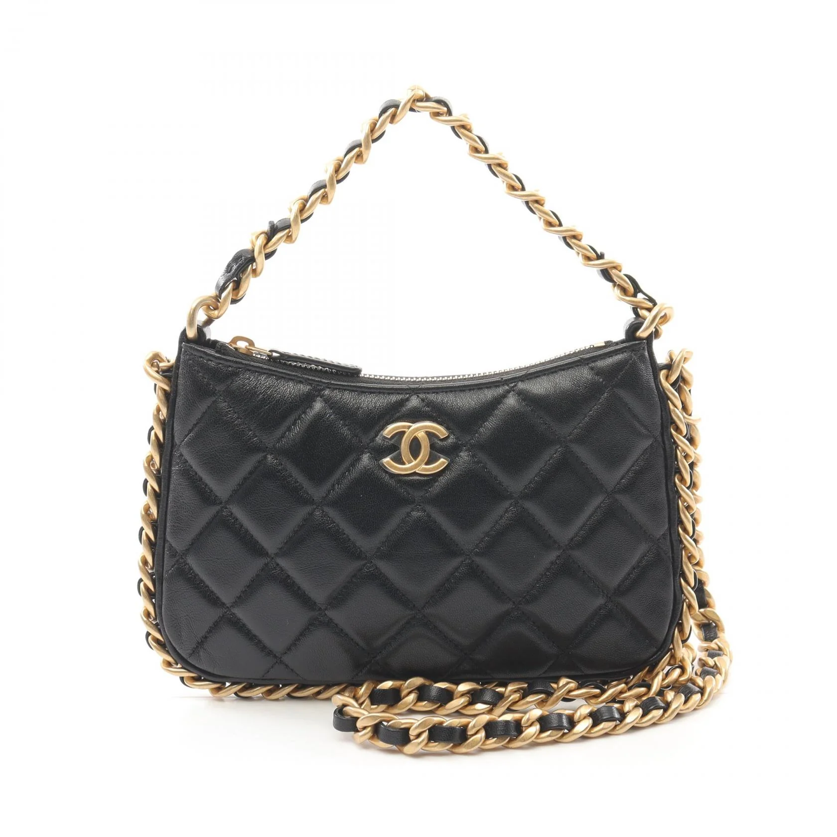 Chanel Lambskin Matelasse Shoulder Bag AP3487