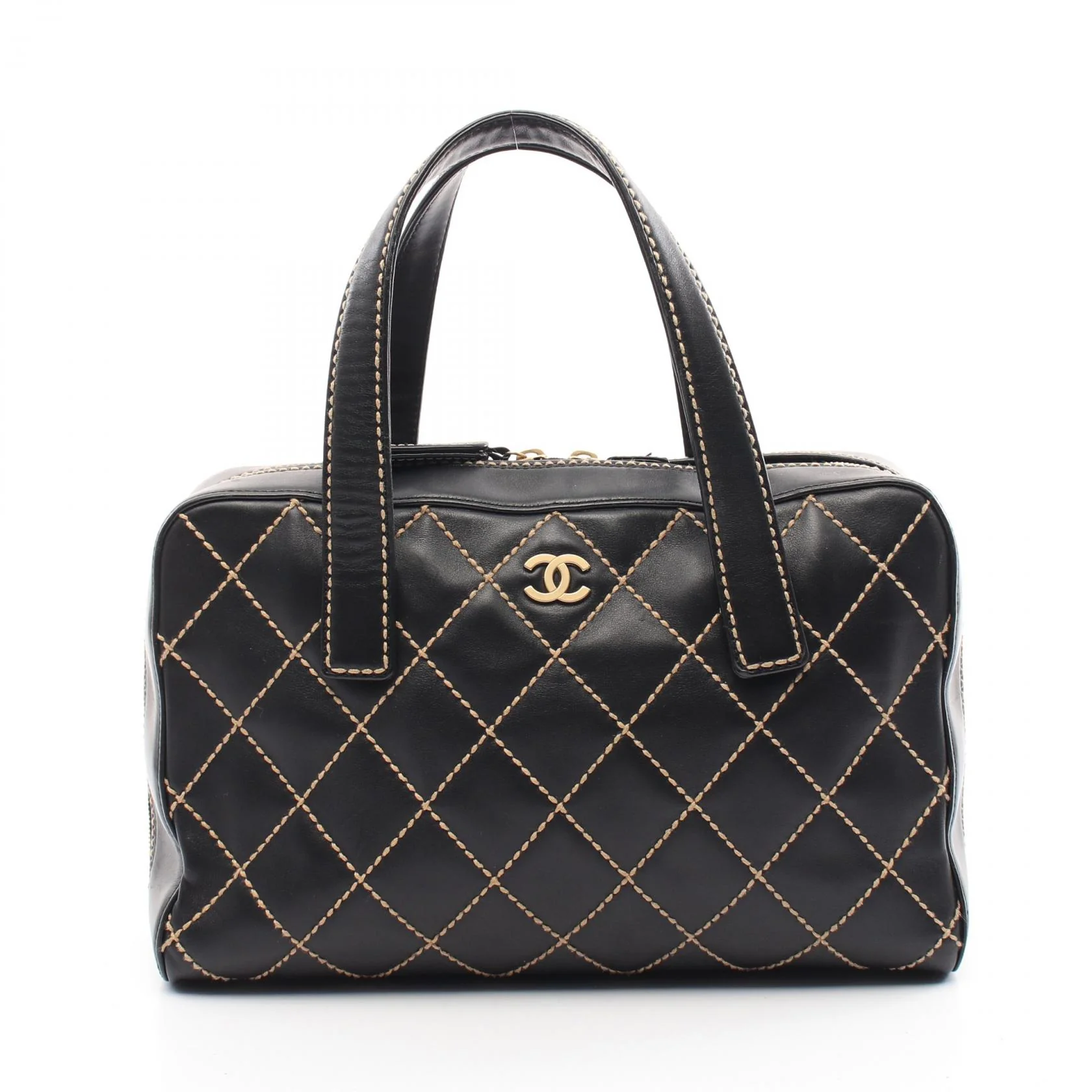 Chanel Wild Stitch Leather Handbag A18121