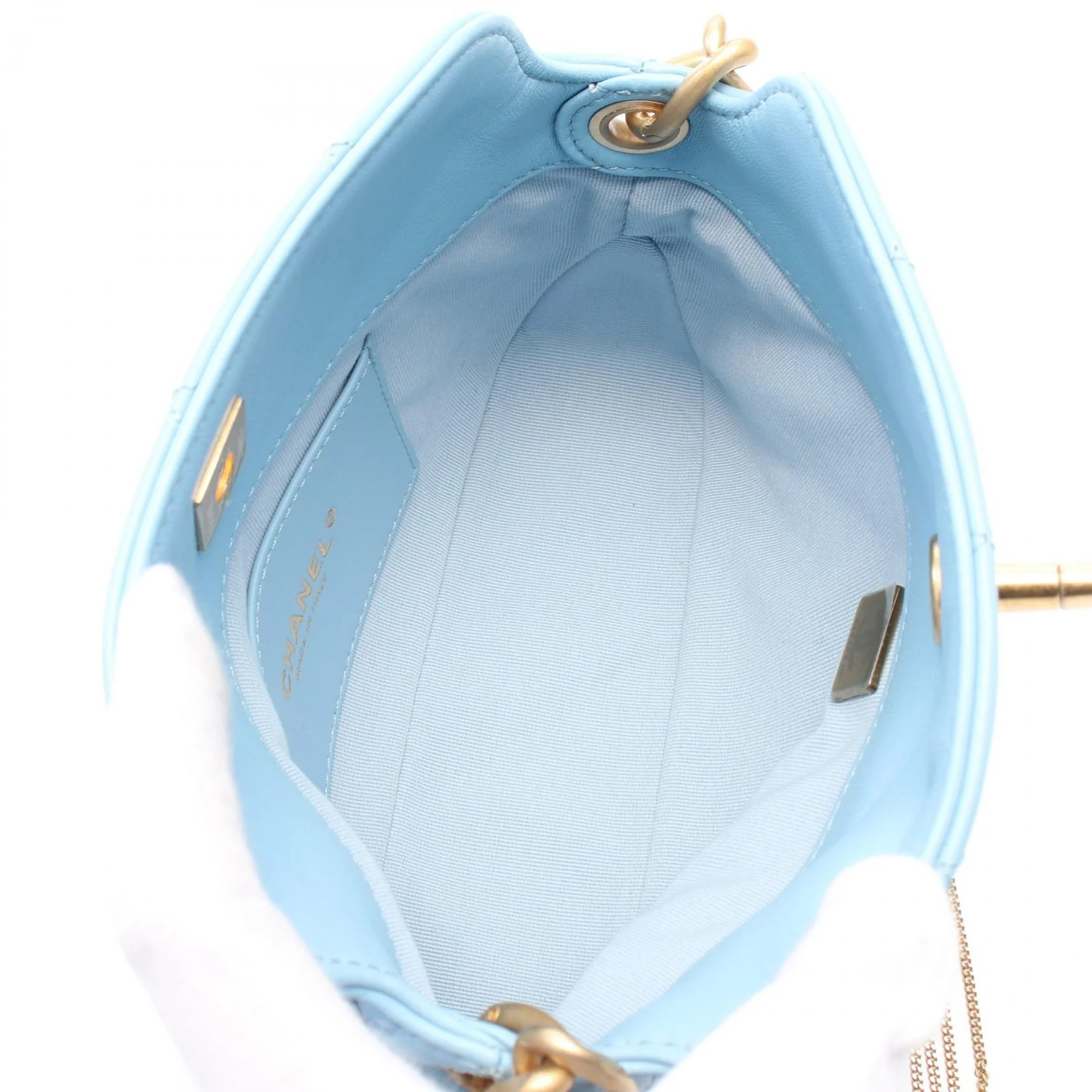 Chanel Matelasse Leather Handbag Blue