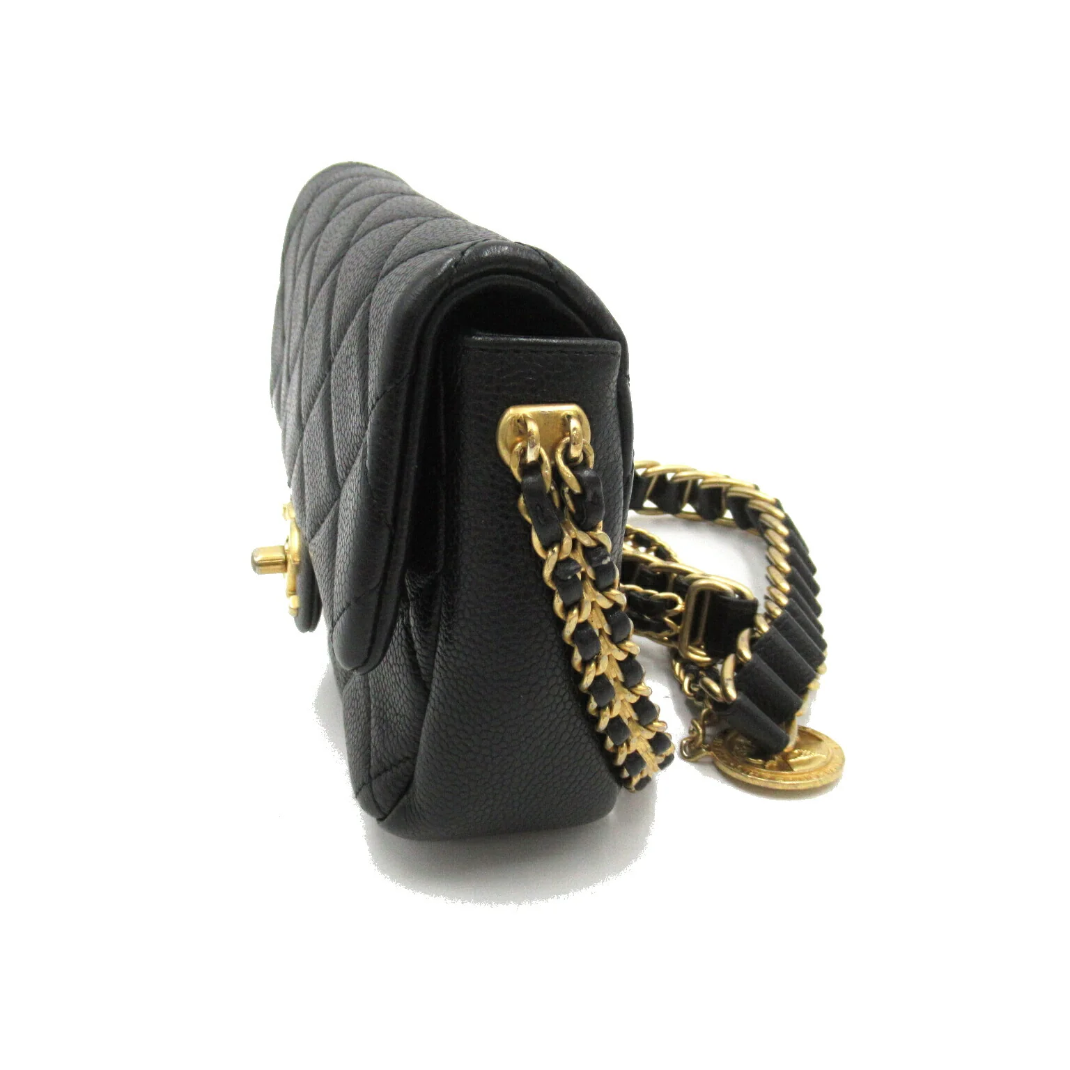 Chanel Mini Matelasse Leather Shoulder Bag