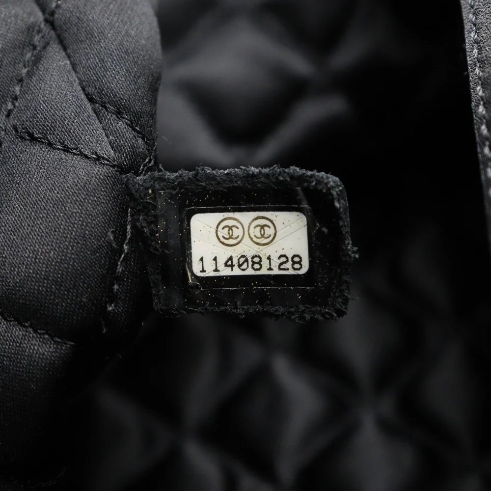 Chanel Leather Chain Tote Bag