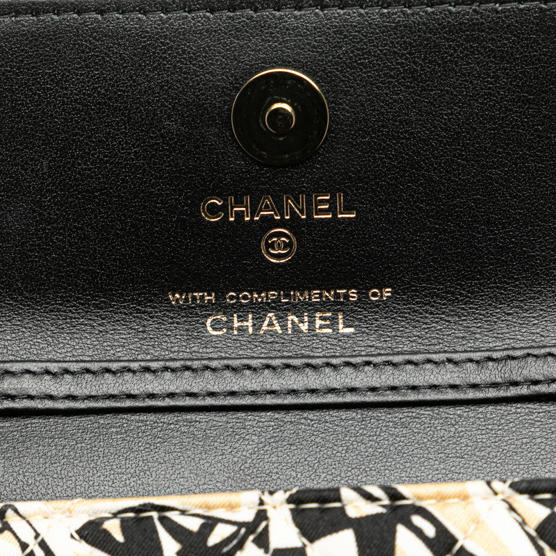 Chanel Canvas Leather Mini Chain Shoulder Bag