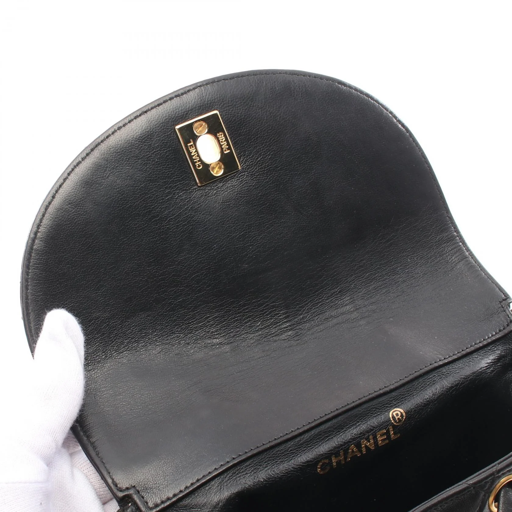 Chanel Matelasse Lambskin Backpack Black