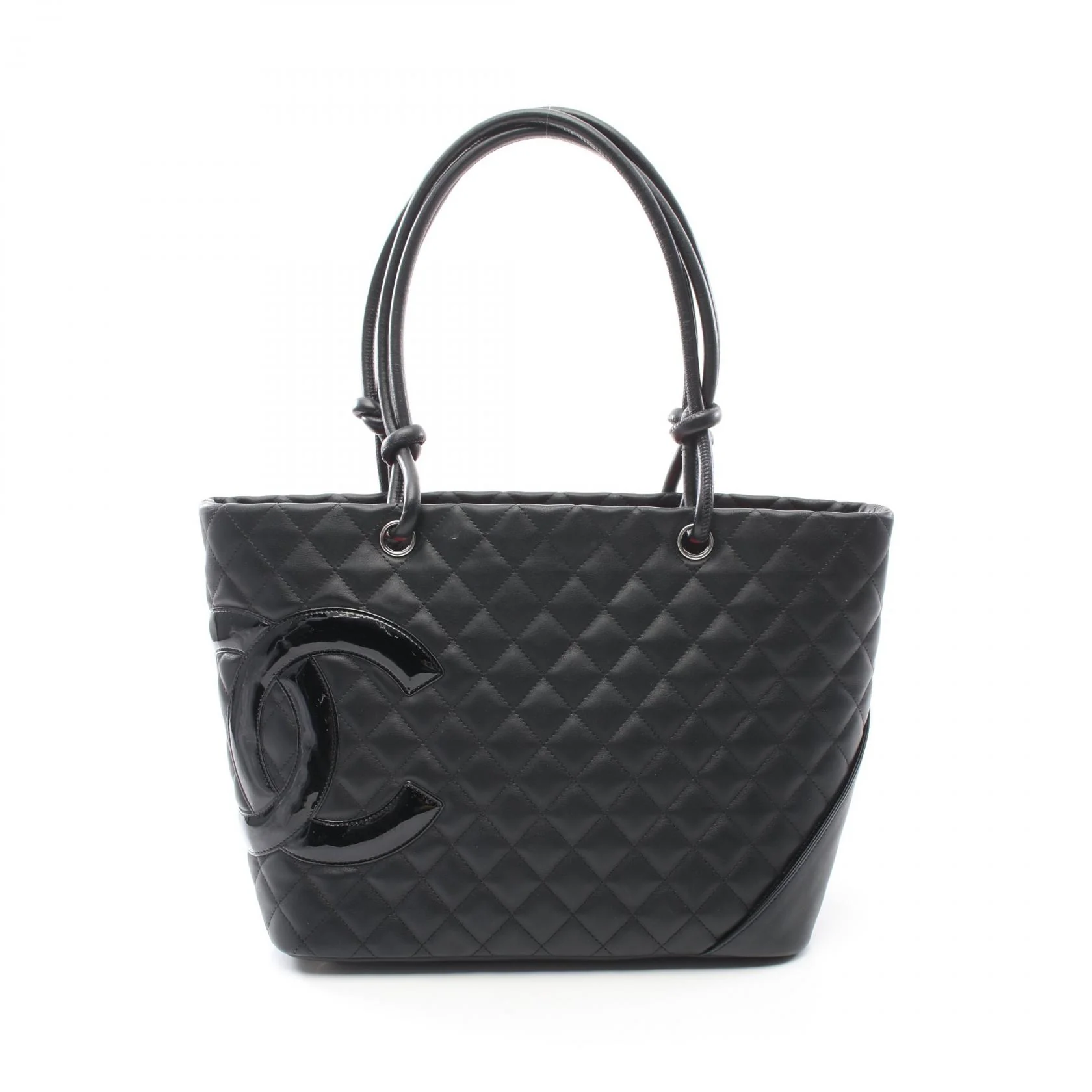 Chanel Cambon Large Tote Bag Leather Black A25169