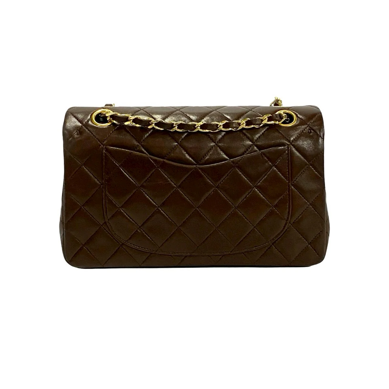Chanel Lambskin W Flap 23 Matelasse Chain Shoulder Bag
