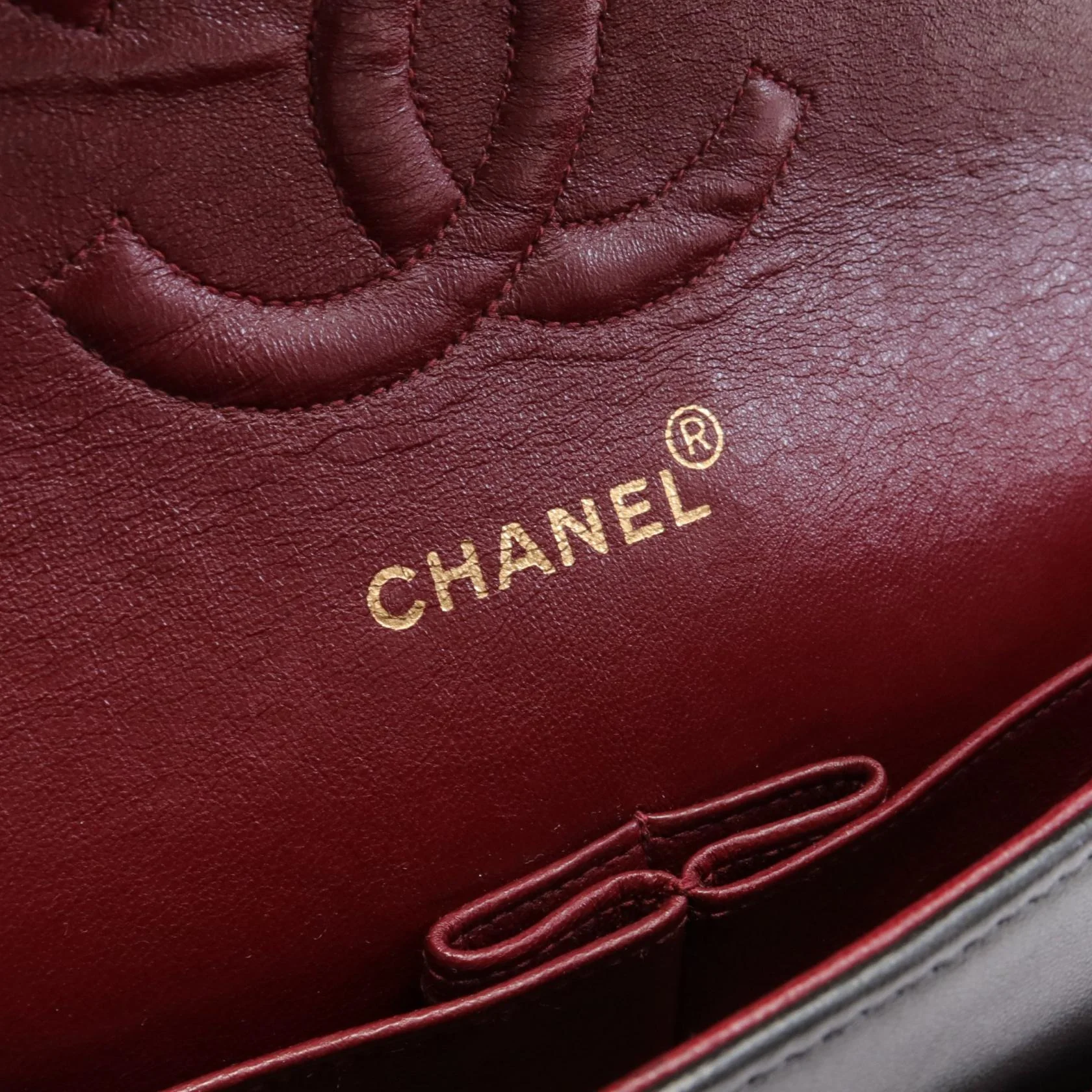Chanel Lambskin Matelasse W Flap Shoulder Bag A01112