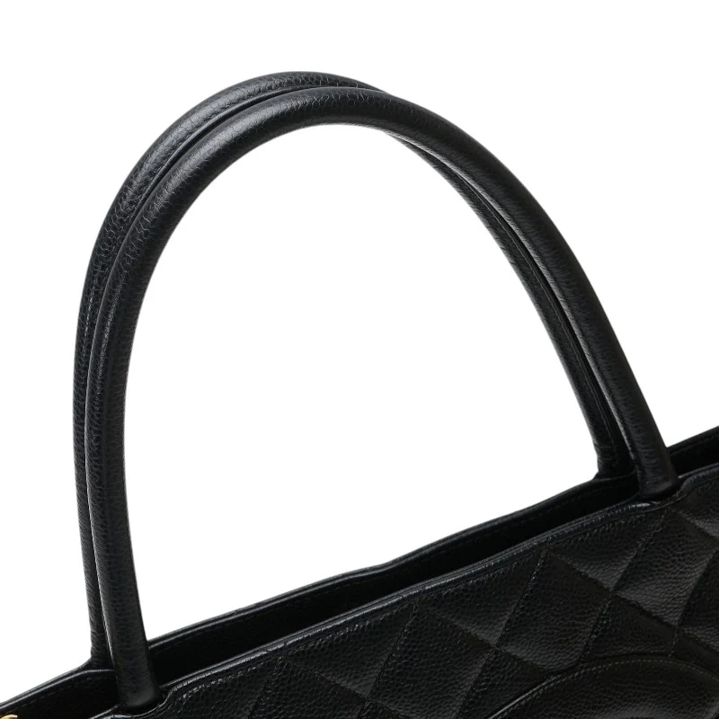 Chanel Caviar Skin Matelasse Coco Mark Tote