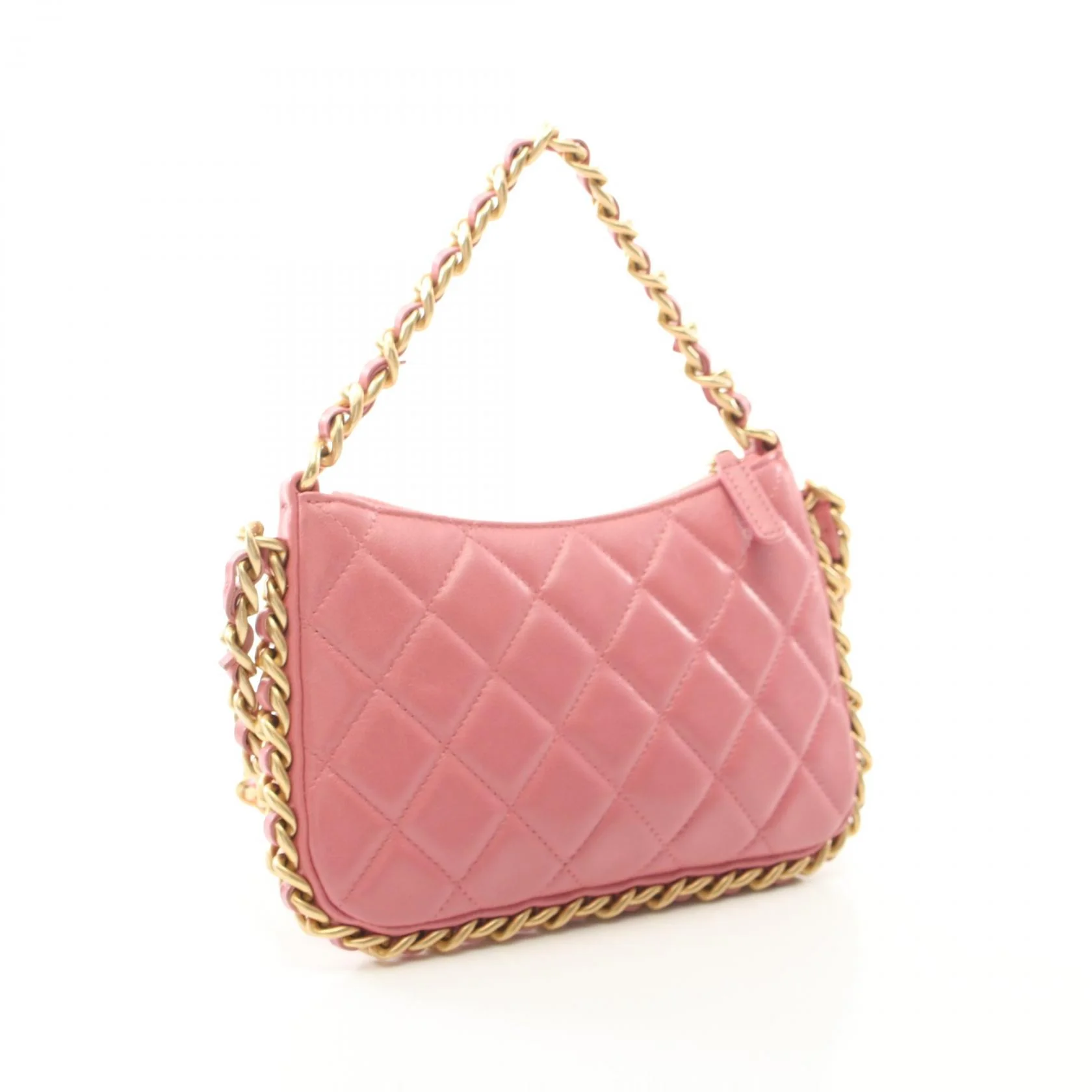 Chanel Lambskin Matelasse Chain Shoulder Bag