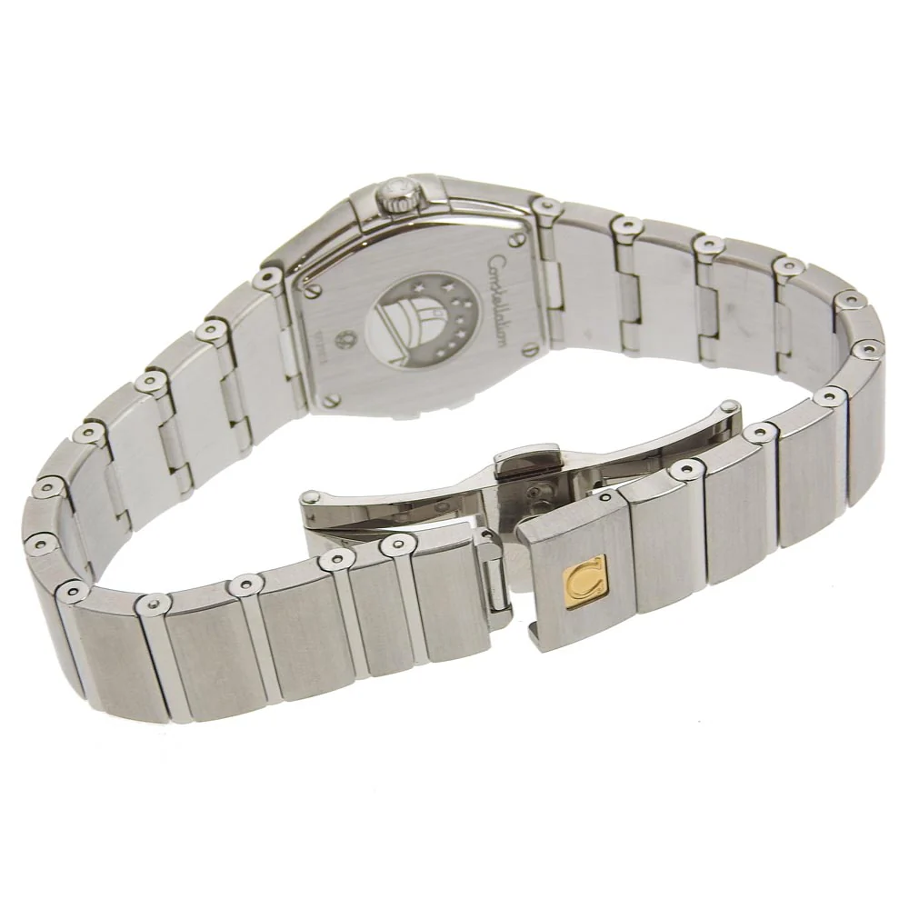 Omega Constellation Quartz Watch Stainless Steel Diamond