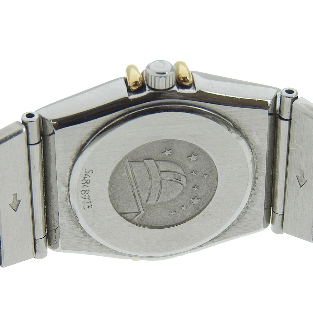 Omega Constellation Quartz Watch Gold Plated Stainless Steel