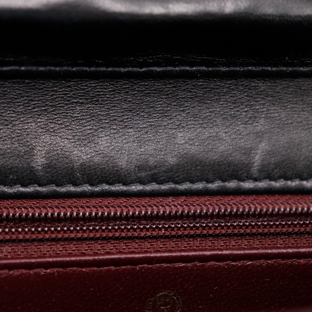 Chanel Lambskin Chain Shoulder Bag Black