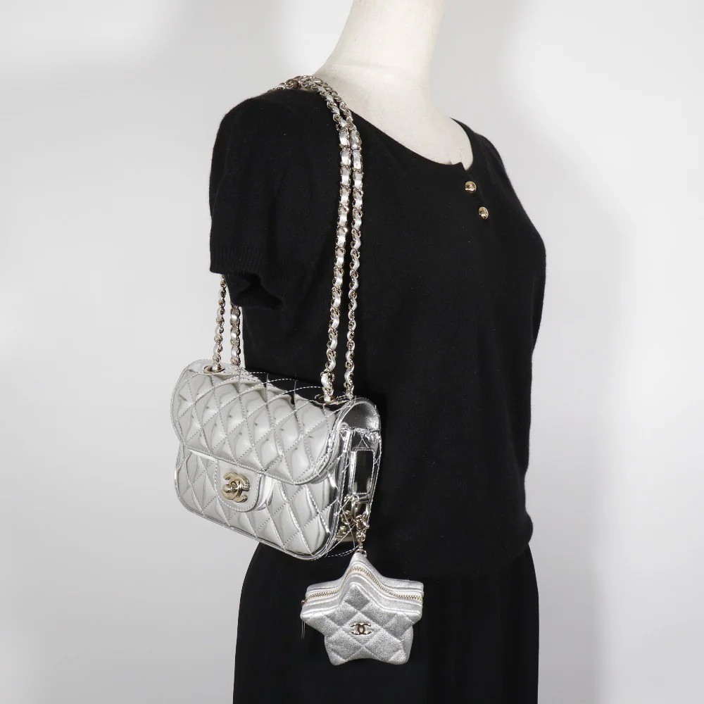 Chanel Chain Shoulder Bag & Coin Purse