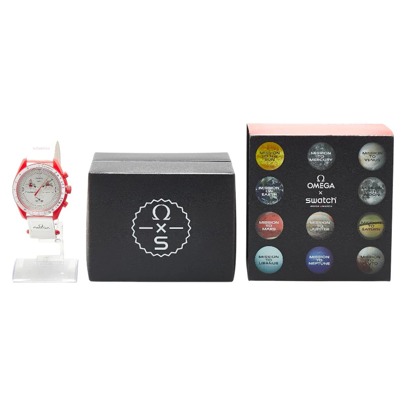 Omega MoonSwatch Mission to Mars Quartz Watch