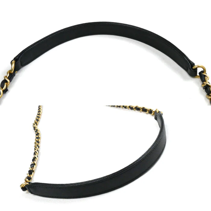 Chanel Top Handle Flap Bag Black A92990