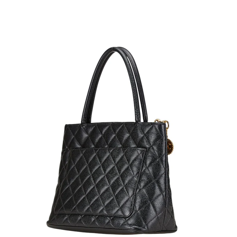 Chanel Caviar Skin Matelasse Coco Mark Tote